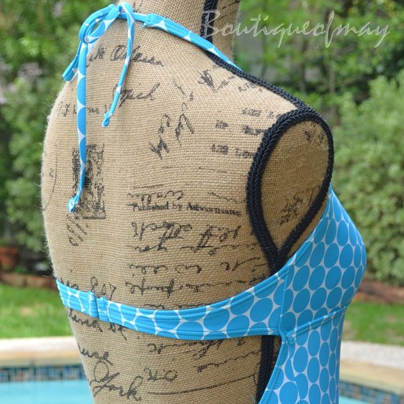 NEW! ECHO DESIGN Low Back 1-Piece Swimsuit - Picture 11 of 13